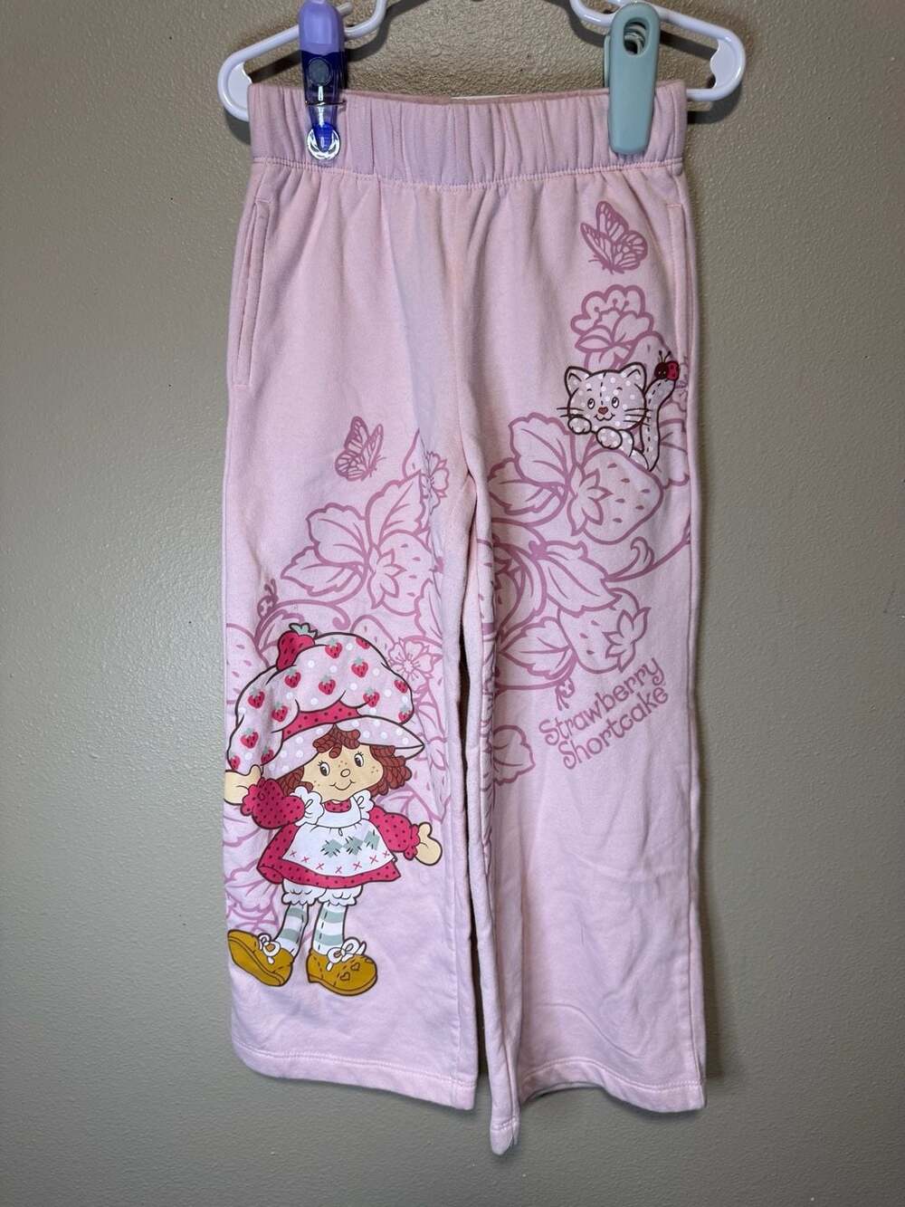 The World Of Strawberry Shortcake Sweatpants Size Xs (4-5) Pink